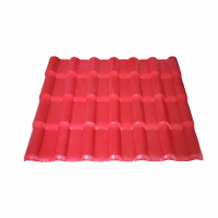 Spanish style eco-friendly synthetic asa coated pvc roof tile