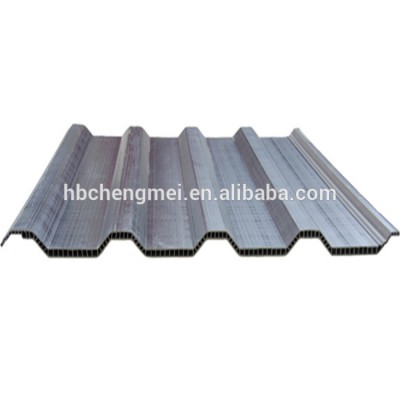 Colourful pvc hollow corrugated upvc roof sheet for chemistry factory