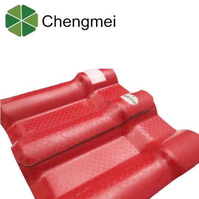 Durable erosion-proof synthetic resin pvc roof tile