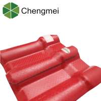 Durable erosion-proof synthetic resin pvc roof tile