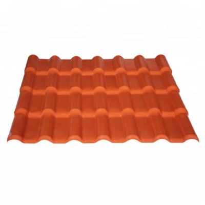 Heat Insulation asa synthetic resin Roof shingle,PVC roofing sheet, anti-corrosive pvc sheet