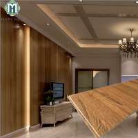 Gooday Heat insulation wood grain interior WPC PVC plastic decoration wall cladding hotel panel